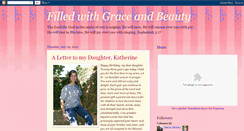 Desktop Screenshot of filledwithgraceandbeauty.blogspot.com