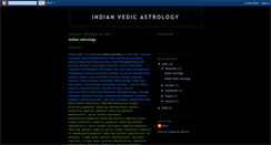 Desktop Screenshot of indian-vedic-astrology-india.blogspot.com