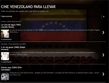 Tablet Screenshot of cinevenezolanoparallevar.blogspot.com