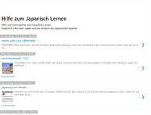 Tablet Screenshot of japanisch-quickstart.blogspot.com