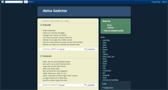 Desktop Screenshot of franzis-gedichte.blogspot.com