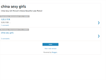 Tablet Screenshot of chinasexygirls.blogspot.com