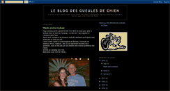 Desktop Screenshot of lesgueulesdechien.blogspot.com
