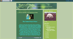 Desktop Screenshot of mothersforalaska.blogspot.com