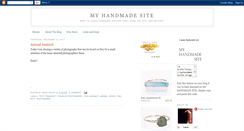 Desktop Screenshot of myhandmadesite.blogspot.com