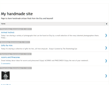 Tablet Screenshot of myhandmadesite.blogspot.com