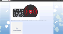 Desktop Screenshot of openzoukradio.blogspot.com