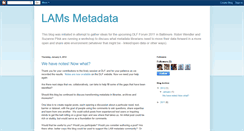 Desktop Screenshot of lamsmetadata.blogspot.com