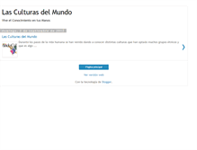 Tablet Screenshot of lasculturasdelmundo.blogspot.com