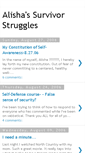 Mobile Screenshot of alishas-survivor-struggles.blogspot.com