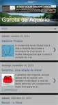 Mobile Screenshot of garotadeaquario.blogspot.com