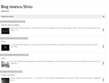 Tablet Screenshot of ionescusilviu.blogspot.com