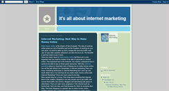 Desktop Screenshot of about-internetmarketing.blogspot.com