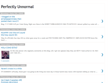 Tablet Screenshot of perfectlyunnormall.blogspot.com