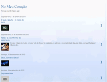 Tablet Screenshot of nomeucoracao.blogspot.com