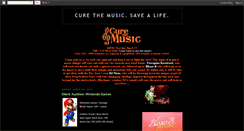 Desktop Screenshot of curethemusicsavealife.blogspot.com