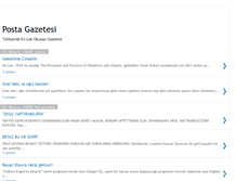 Tablet Screenshot of postagazetesi.blogspot.com
