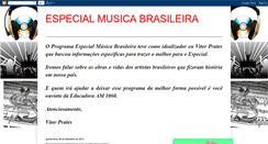 Desktop Screenshot of especialmusicabrasileira.blogspot.com