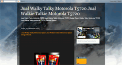 Desktop Screenshot of jualwalkytalky.blogspot.com