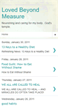 Mobile Screenshot of loved-beyond-measure.blogspot.com