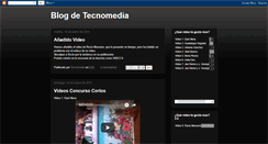 Desktop Screenshot of blogtecnomedia.blogspot.com