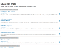 Tablet Screenshot of edu-india.blogspot.com