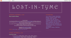 Desktop Screenshot of lostintymem.blogspot.com