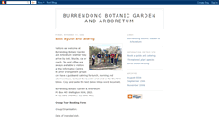 Desktop Screenshot of burrendongarboretum.blogspot.com
