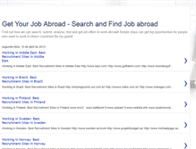 Tablet Screenshot of getjobabroad.blogspot.com