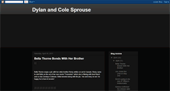 Desktop Screenshot of dylan-n-cole-sprouse.blogspot.com