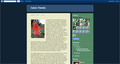Desktop Screenshot of caraloustravels.blogspot.com