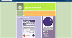 Desktop Screenshot of jabuticababolsas.blogspot.com