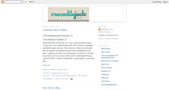 Desktop Screenshot of crocodilejock.blogspot.com