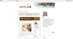 Desktop Screenshot of cecilyink.blogspot.com