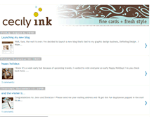 Tablet Screenshot of cecilyink.blogspot.com