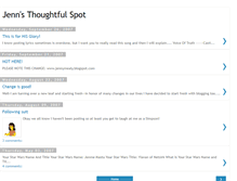 Tablet Screenshot of jennsthoughtfulspot.blogspot.com