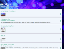 Tablet Screenshot of hayatisigi.blogspot.com