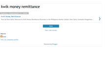 Tablet Screenshot of kwikmoneyremittance.blogspot.com