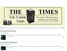 Tablet Screenshot of doctorwhotardistimes.blogspot.com