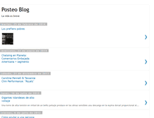 Tablet Screenshot of posteoblog.blogspot.com