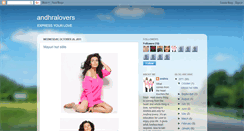 Desktop Screenshot of andhralovers.blogspot.com