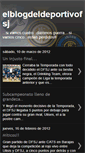 Mobile Screenshot of elblogdeldeportivofsj.blogspot.com