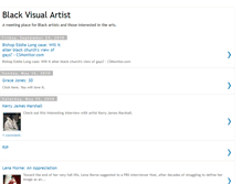 Tablet Screenshot of blackvisualartist.blogspot.com