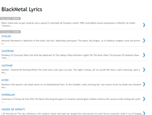 Tablet Screenshot of blackmetal-lyrics.blogspot.com