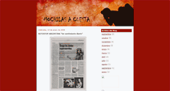 Desktop Screenshot of mochilasacuesta.blogspot.com