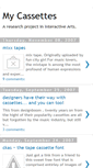 Mobile Screenshot of mycassettes.blogspot.com