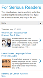 Mobile Screenshot of 4seriousreaders.blogspot.com