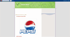 Desktop Screenshot of pepsiblogs.blogspot.com