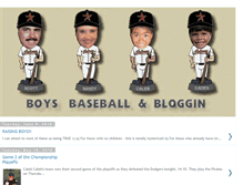 Tablet Screenshot of boysbaseballandbloggin.blogspot.com