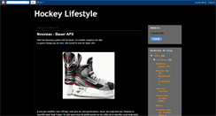 Desktop Screenshot of hockeylife-style.blogspot.com